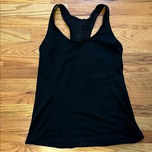 lululemon athletica Black Racerback Tank Top